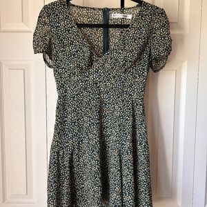 Mini Dress with Gorgeous Flower Detailing